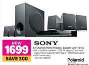 Game Sony 5.1 Channel Home Theatre System DAV-TZ140 offer