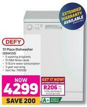 Game Defy 13 Place Dishwasher DDW230 offer