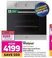 Game Whirlpool 60cm Eye Level Oven AKP 459/IX offer