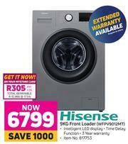 Game Hisense 9Kg Front Loader WFPV9012MT offer