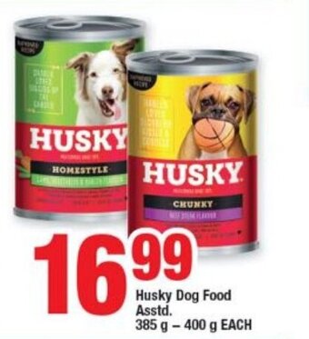 Husky Dog Food Asstd. 385g-400g each
