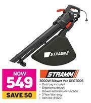 Game Stramm 3000W Blower Vac GEGT006 offer