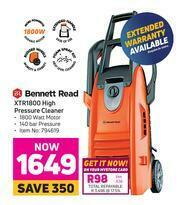 Game Bennett Read XTR1800 High Pressure Cleaner offer