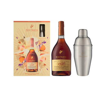 Makro’s liquor Remy martin 1738 fine champagne cognac with shaker (1 x 750ml) offer