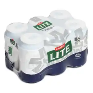 Shoprite Liquor Castle lite beer cans 6 x 330ml offer
