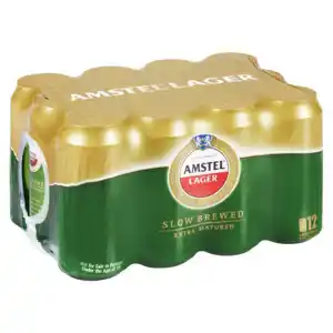 Shoprite Liquor Amstel lager beer cans 12 x 440ml offer