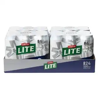 Pick n Pay Liquor Castle lite can 500ml x 24 offer