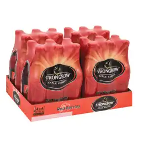 Shoprite Liquor Strongbow red berries apple cider bottles 24 x 330ml offer