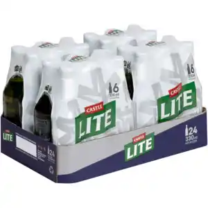 Shoprite Liquor Castle lite beer bottles 24 x 330ml offer