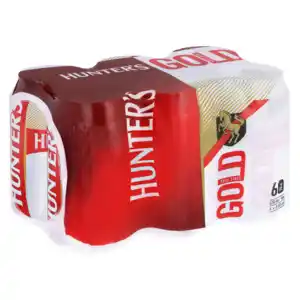 Shoprite Liquor Hunter's gold cider can 6 x 330ml offer