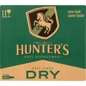 Shoprite Liquor Hunter's dry cider bottles 12 x 660ml offer
