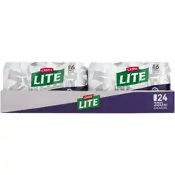 Shoprite Liquor Castle lite beer cans 24 x 330ml offer