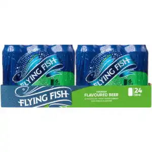Shoprite Liquor Flying fish chilled green apple beer cans 24 x 500ml offer