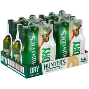 Shoprite Liquor Hunter's dry cider bottles 24 x 330ml offer