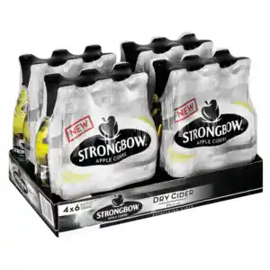 Shoprite Liquor Strongbow dry apple cider bottles 24 x 330ml offer