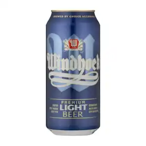 Shoprite Liquor Windhoek premium light beer can 440ml offer