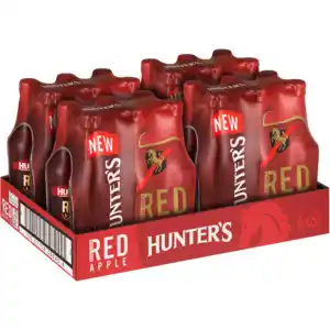 Shoprite Liquor Hunter's red apple cider bottles 24 x 330ml offer