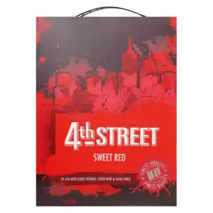 4th street sweet red wine box 3l