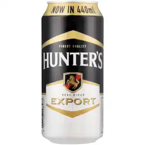 Shoprite Liquor Hunter's export cider cans 440ml offer