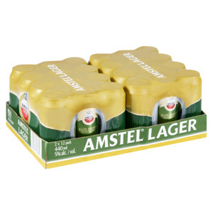 Shoprite Liquor Amstel lager beer cans 24 x 440ml offer