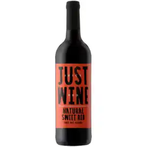 Shoprite Liquor Just wine juicy red natural sweet red wine bottle 750ml offer