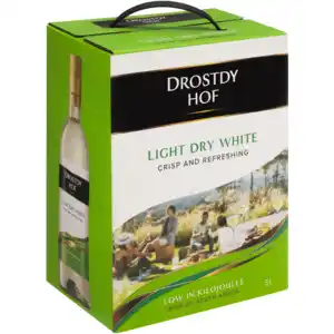Shoprite Liquor Drostdy hof extra light white wine box 5l offer