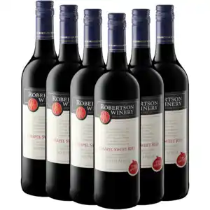 Shoprite Liquor Robertson winery chapel sweet red wine bottles 6 x 750ml offer