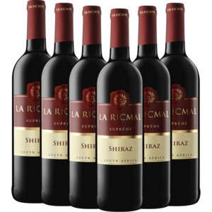 Shoprite Liquor La ricmal supréme shiraz red wine bottles 6 x 750ml offer