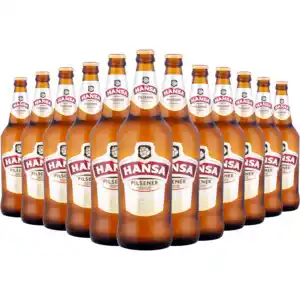 Shoprite Liquor Hansa pilsener beer bottles 12 x 750ml offer