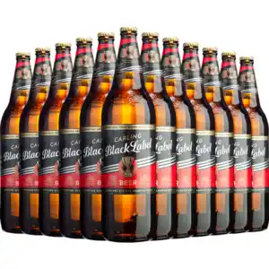 Shoprite Liquor Carling black label beer bottles 12 x 1l offer