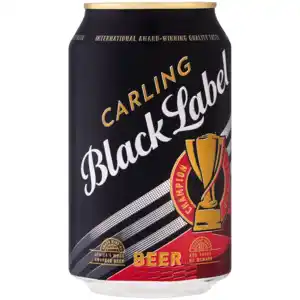 Shoprite Liquor Carling black label beer can 330ml offer