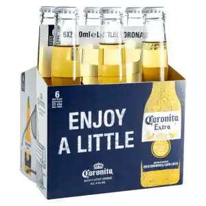 Shoprite Liquor Corona coronita extra premium beer bottles 6 x 210ml offer