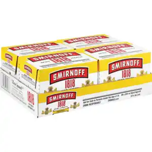 Shoprite Liquor Smirnoff 1818 original vodka bottles 48 x 200ml offer