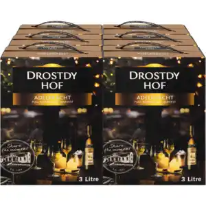 Shoprite Liquor Drostdy hof adelpracht white wine boxes 6 x 3l offer