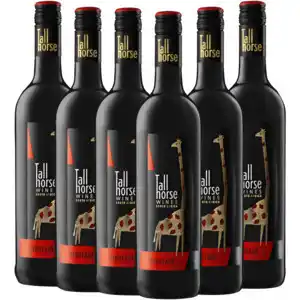 Shoprite Liquor Tall horse pinotage red wine bottles 6 x 750ml offer