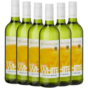 Shoprite Liquor Namaqua sweet white wine bottles 6 x 750ml offer