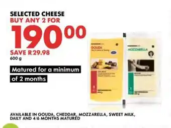 Woolworths Selected Cheese offer