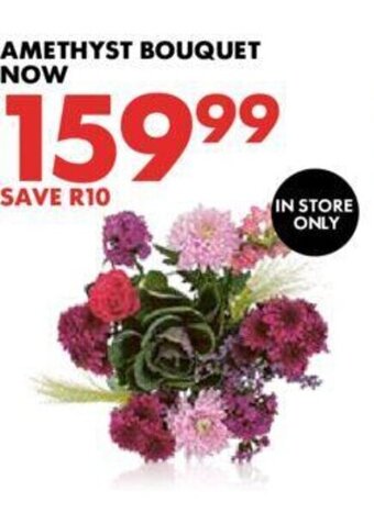 Woolworths Amethyst Bouquet offer