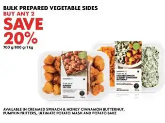 Woolworths Bulk Prepared Vegetable Sides offer