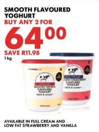 Woolworths Smooth Flavoured Yoghurt offer