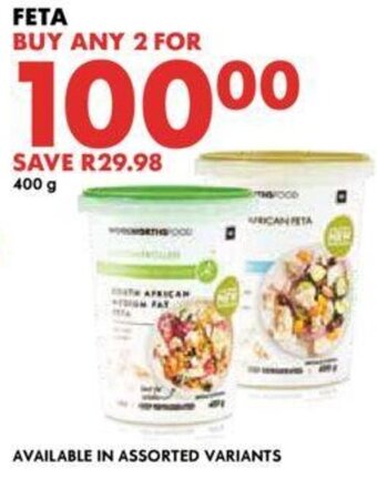 Woolworths Feta offer