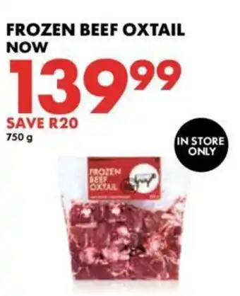 Woolworths Frozen Beef Oxtail offer