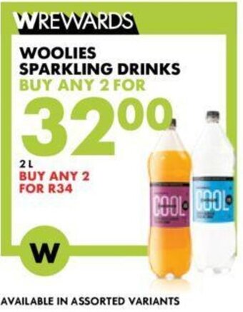 Woolworths Woolies Sparkling Drinks offer