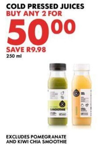 Woolworths Cold Pressed Juices offer