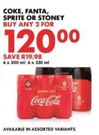 Woolworths Coke, Fanta, Sprite or Stoney offer