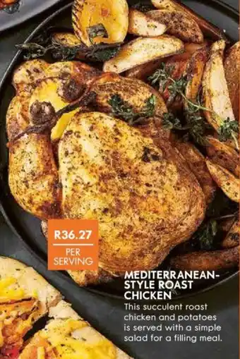 Woolworths Mediterranean Style Roast Chicken offer
