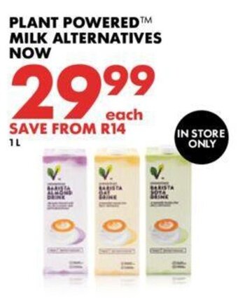 Woolworths Plant Powered Milk Alternatives offer