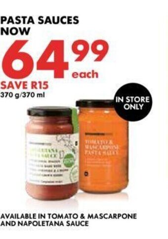 Woolworths Pasta Sauces offer