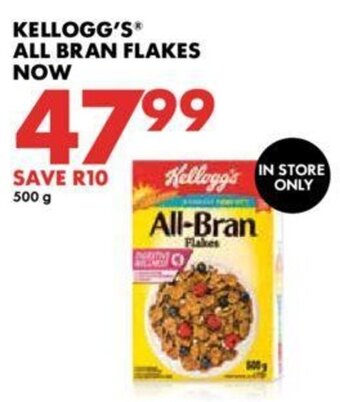 Woolworths Kellogg's All Bran Flakes offer