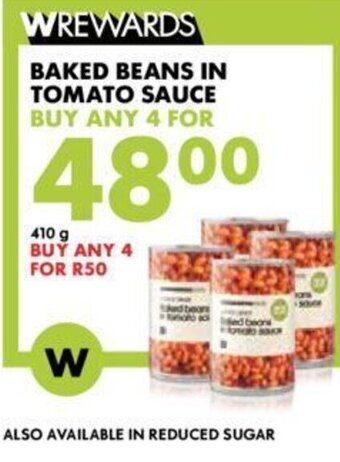 Woolworths Baked Beans in Tomato Sauce offer